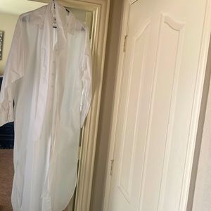 J Crew white maxi dress size 16 relaxed fit